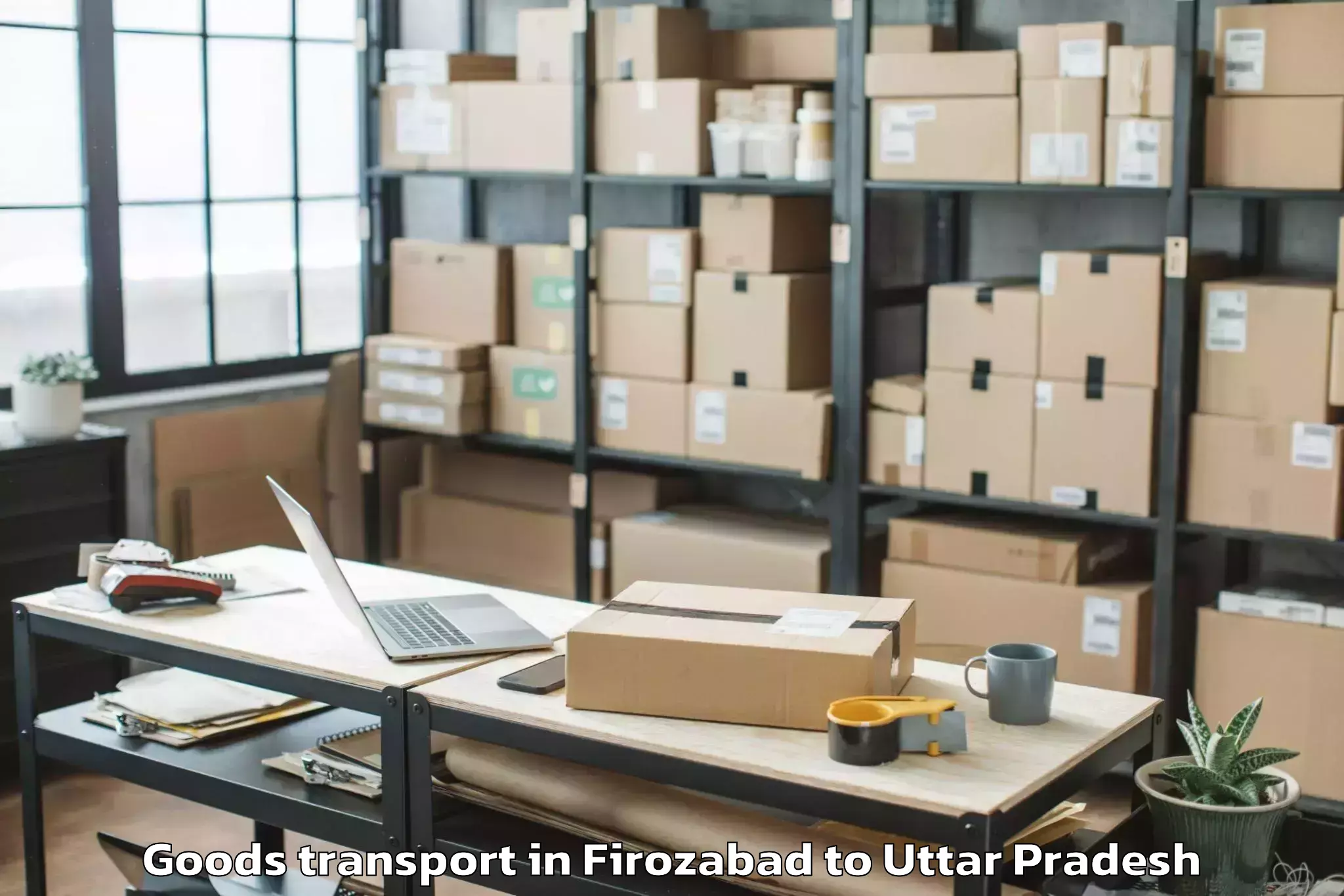 Firozabad to Kurara Goods Transport Booking